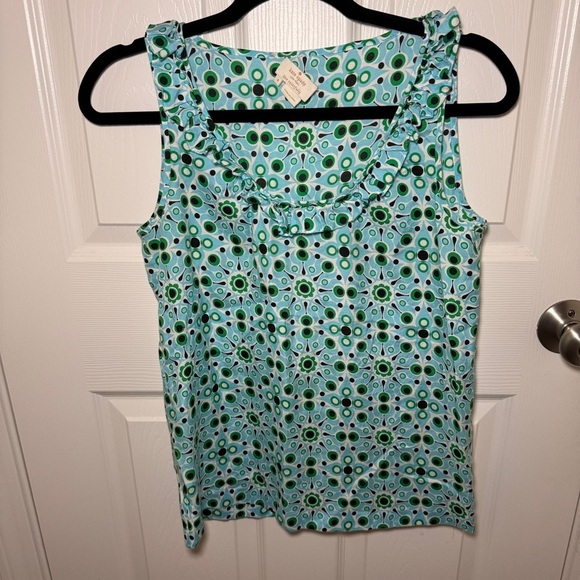 Y2k Kate Spade Silk Blend Tank Top - Picture 3 of 14